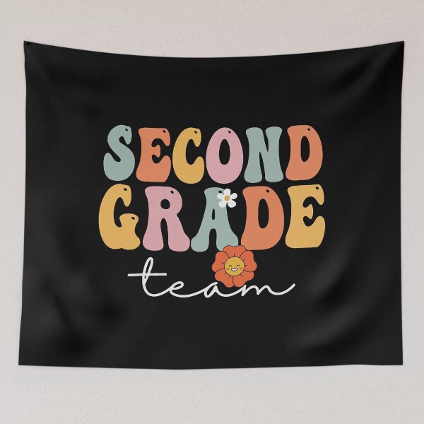 Item preview, Second Grade Team Retro Groovy Vintage First Day Of School designed and sold by colesabrina88.