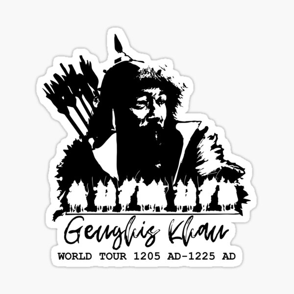 Aperçu de l'œuvre Gengis Khan - Tournée mondiale 1205-1225 créée et vendue par PifPafPuf.