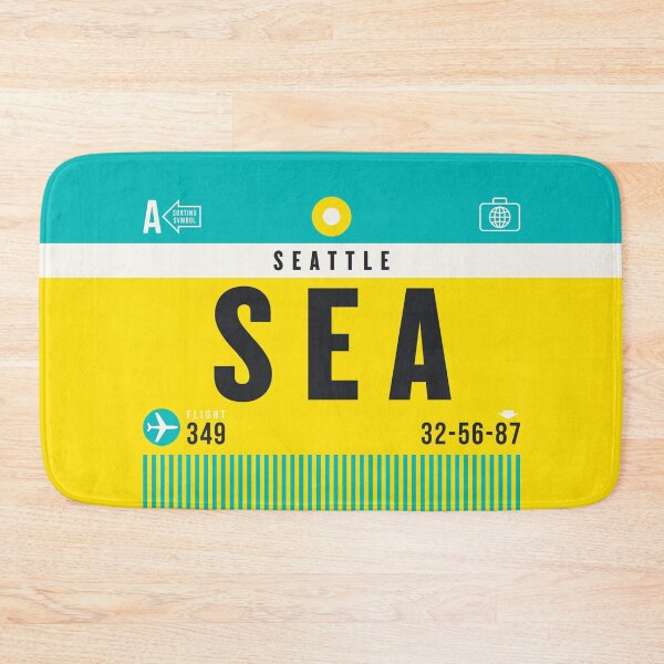 Item preview, Luggage Tag A - SEA Seattle USA designed and sold by VoodooCircus.