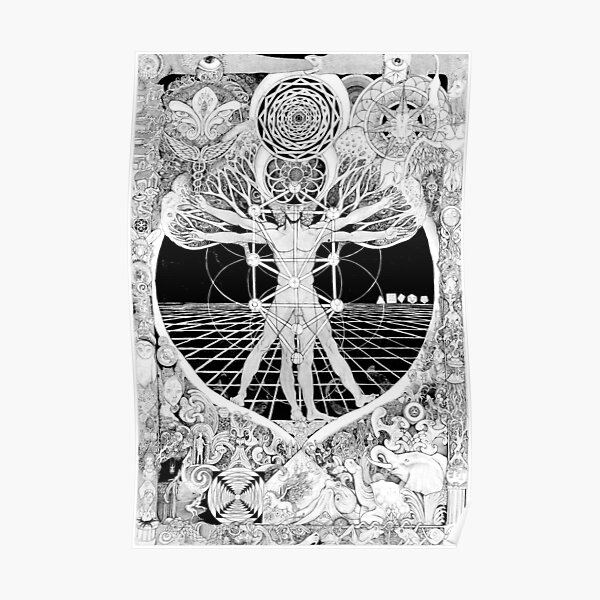 Jon Vitruvian Man Poster