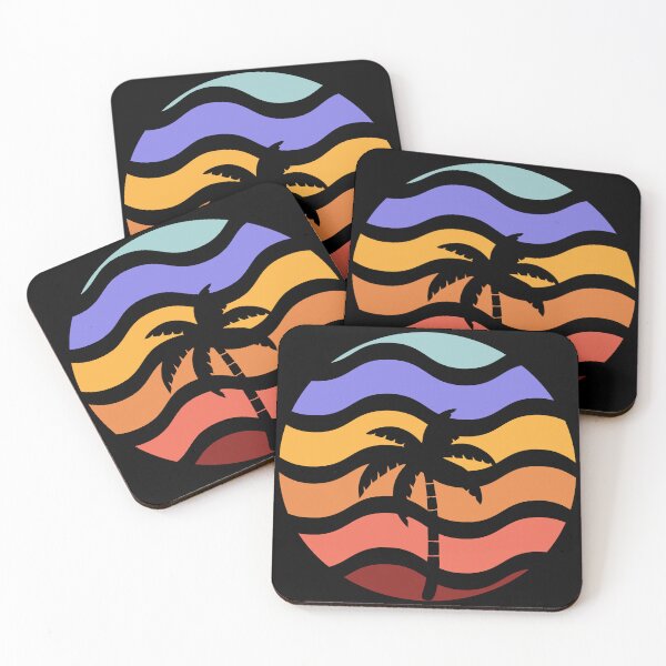 Item preview, Retro Wave Palm Tree Summer Sunset Beach Vintage designed and sold by ghostsanda.