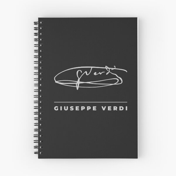 Item preview, Giuseppe Verdi signature t-shirt designed and sold by CMYKStudio.