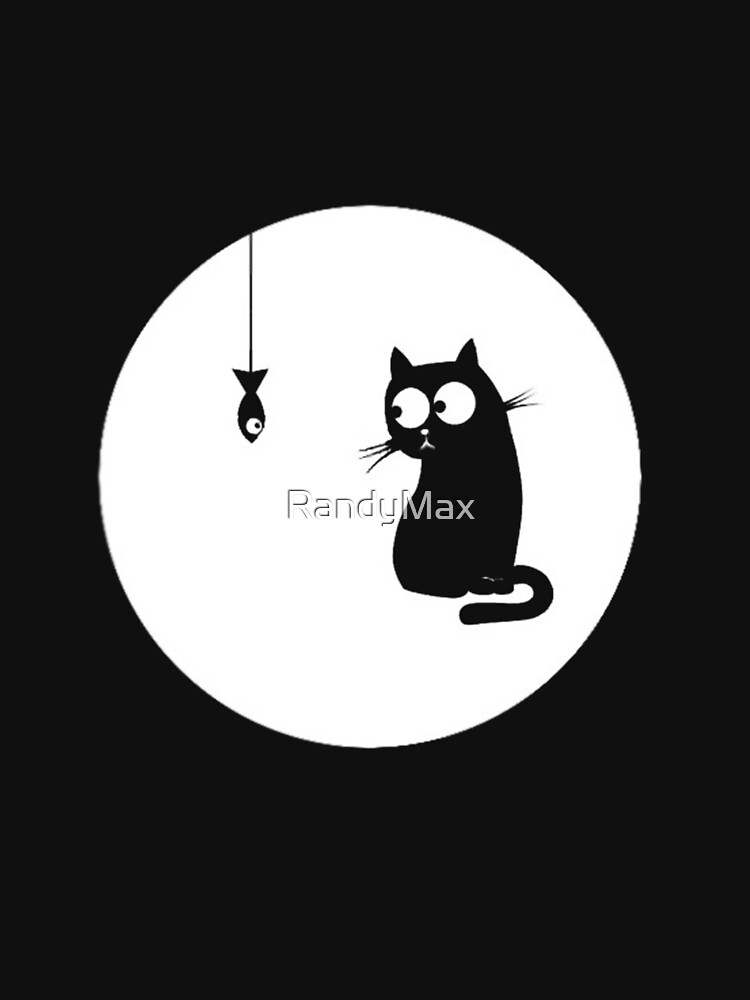"Cat and fish" Tshirt by RandyMax Redbubble