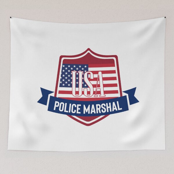 Item preview, Usa police marshal designed and sold by Fine Art California.