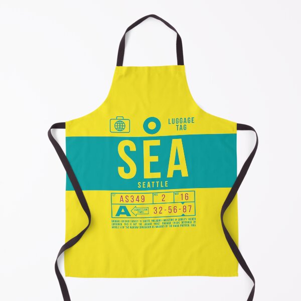 Artikelvorschau, Luggage Tag B - SEA Seattle USA entworfen und verkauft von VoodooCircus.