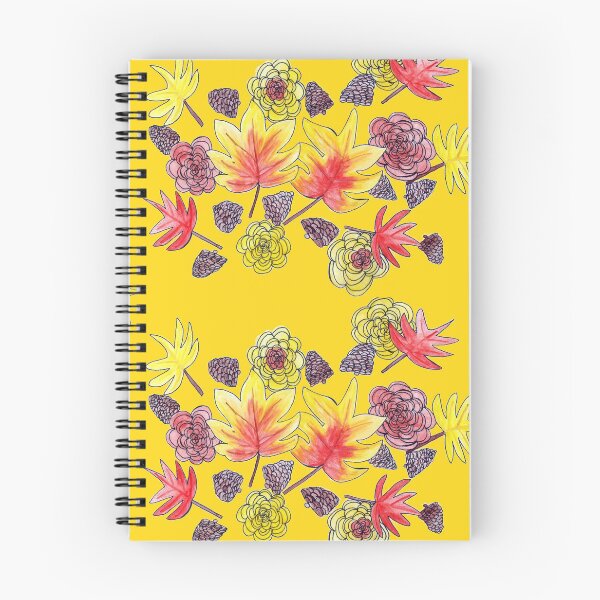 Item preview, Fall Florals 2 (Yellow background) designed and sold by k.d schubach.