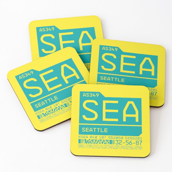 Item preview, Luggage Tag C - SEA Seattle USA designed and sold by VoodooCircus.