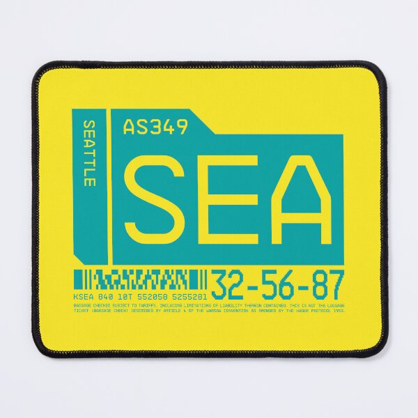 Item preview, Luggage Tag C - SEA Seattle USA designed and sold by VoodooCircus.
