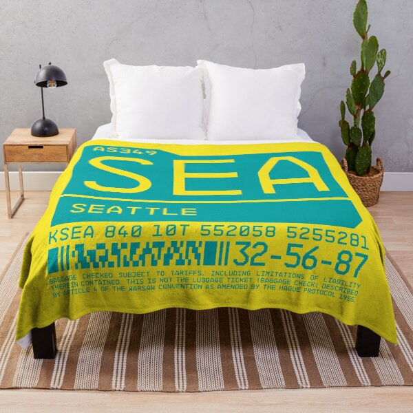 Item preview, Luggage Tag C - SEA Seattle USA designed and sold by VoodooCircus.