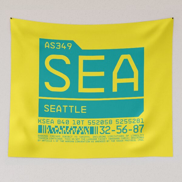 Item preview, Luggage Tag C - SEA Seattle USA designed and sold by VoodooCircus.