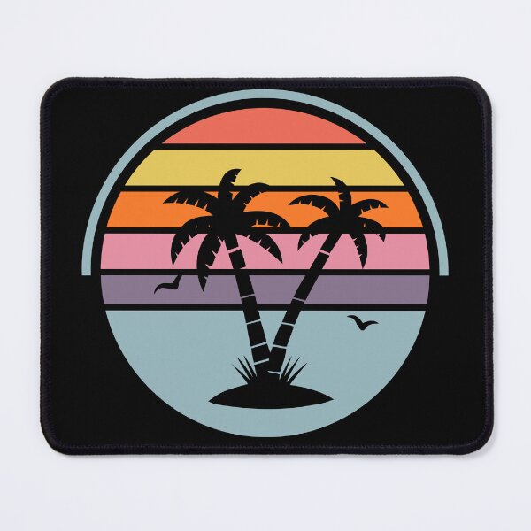 Item preview, Retro Palm Trees Bird Summer Sunset Beach Vintage designed and sold by ghostsanda.