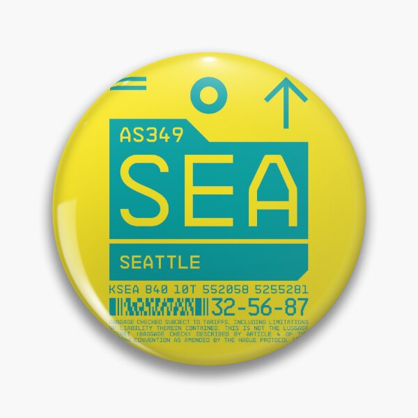 Item preview, Luggage Tag C - SEA Seattle USA designed and sold by VoodooCircus.