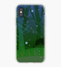 Bear and Bunny in Woods iPhone Case