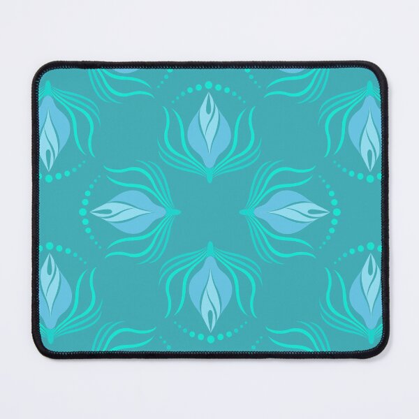 Item preview, FLOWER FLOW SERIES - Verdigris and Malibu CP22077d designed and sold by Carina Parry Studios.