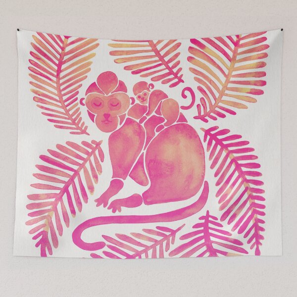 Item preview, Monkey Cuddles – Pink Palette designed and sold by Cat Coquillette.