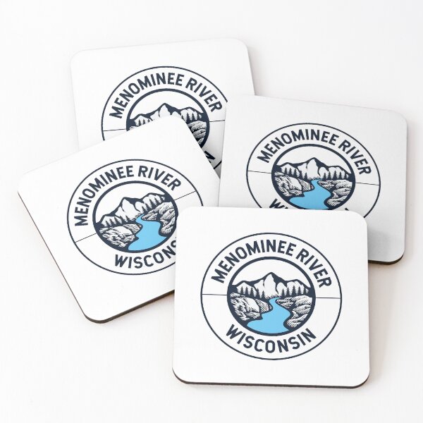 Item preview, Menominee River Wisconsin State Lovers Mountains Nature designed and sold by TastefulTees.