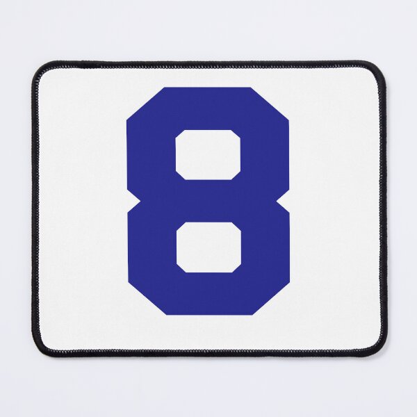 Item preview, Number 8, Blue eight, Sports number eight designed and sold by TheCultStuff.