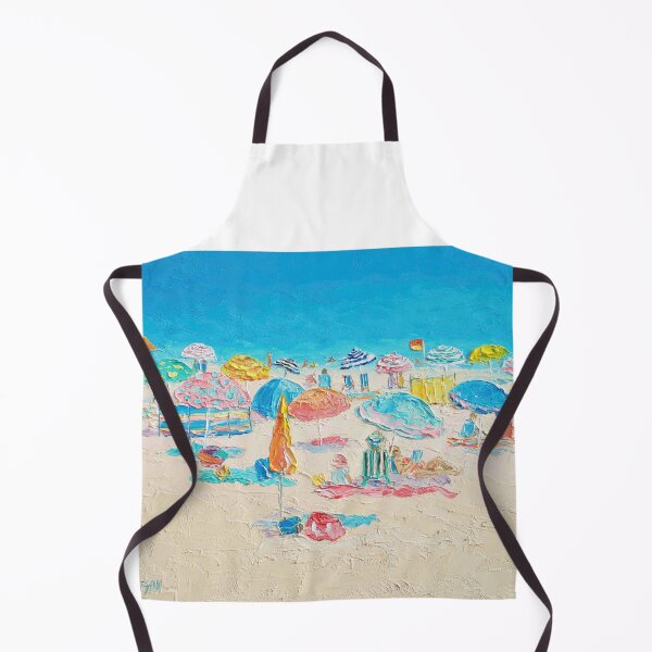 Item preview, Beach Art - A crowded beach scene designed and sold by MatsonArtDesign.