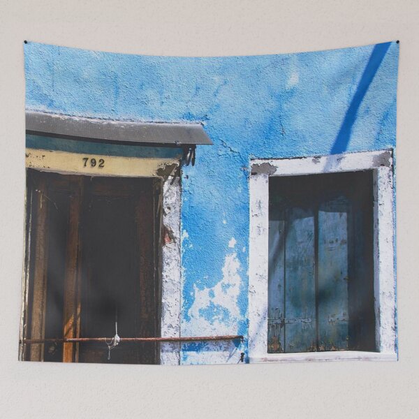 Item preview, An old but beautiful blue building <3 designed and sold by AbaTiro.