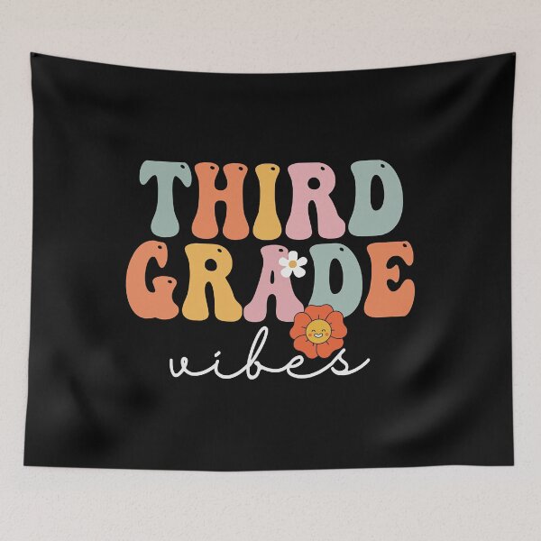 Item preview, Third Grade Vibes Retro Groovy Vintage First Day Of School designed and sold by colesabrina88.