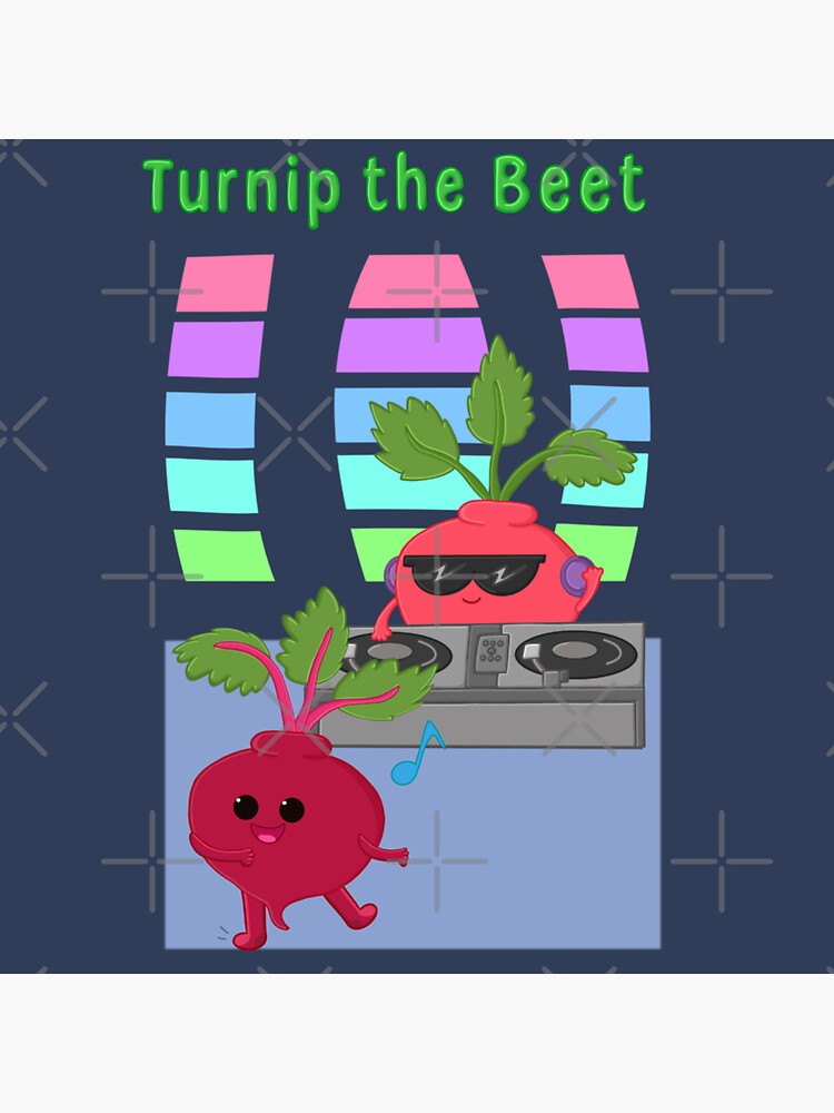 "Turnip the Beet" Sticker for Sale by ClmsyStudio Redbubble
