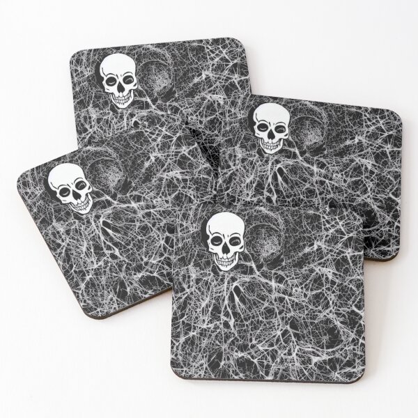 Item preview, Spooky skull Halloween pattern designed and sold by DopeDesign111.