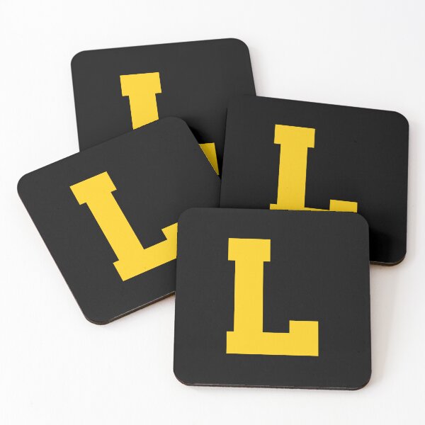 Item preview, Alphabet, Yellow L, Sports letter L designed and sold by TheCultStuff.