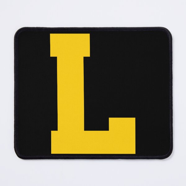 Item preview, Alphabet, Yellow L, Sports letter L designed and sold by TheCultStuff.