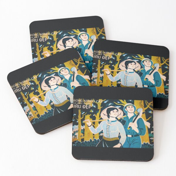 Item preview, Cartel vietnamita: Plantar muchos árboles para el país rico y hermoso designed and sold by Onodera.