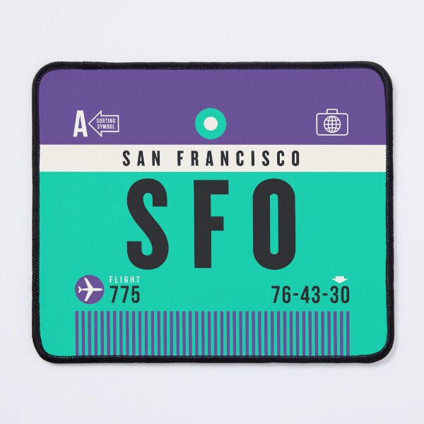 Item preview, Luggage Tag A - SFO San Francisco USA designed and sold by VoodooCircus.