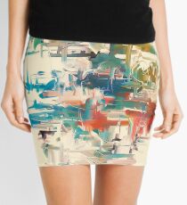 Abstract Mini Skirt