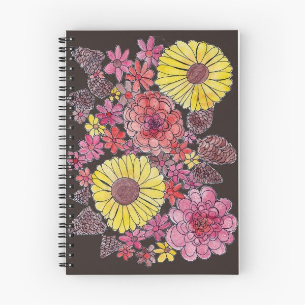 Item preview, Fall Flowers (Brown background) designed and sold by k.d schubach.