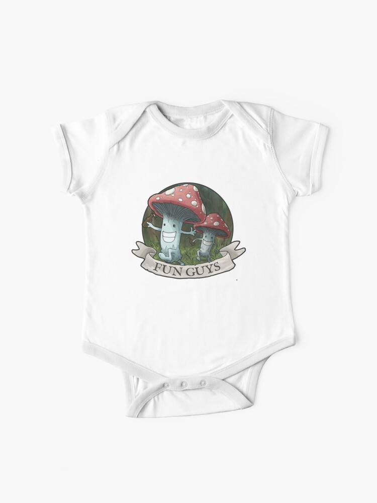 Psychedelic Magic Mushroom Explorer T shirt | Baby One-Piece