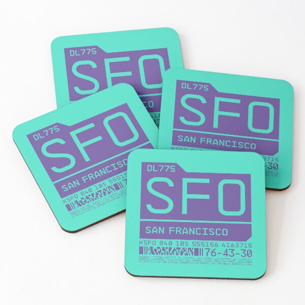 Item preview, Luggage Tag C - SFO San Francisco USA designed and sold by VoodooCircus.