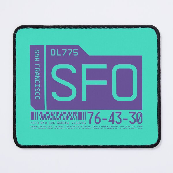 Item preview, Luggage Tag C - SFO San Francisco USA designed and sold by VoodooCircus.