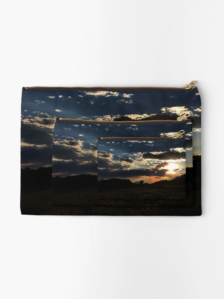 Thumbnail 2 of 4, Zipper Pouch, Angel Rays designed and sold by IIZII.