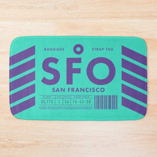 Item preview, Luggage Tag D - SFO San Francisco USA designed and sold by VoodooCircus.