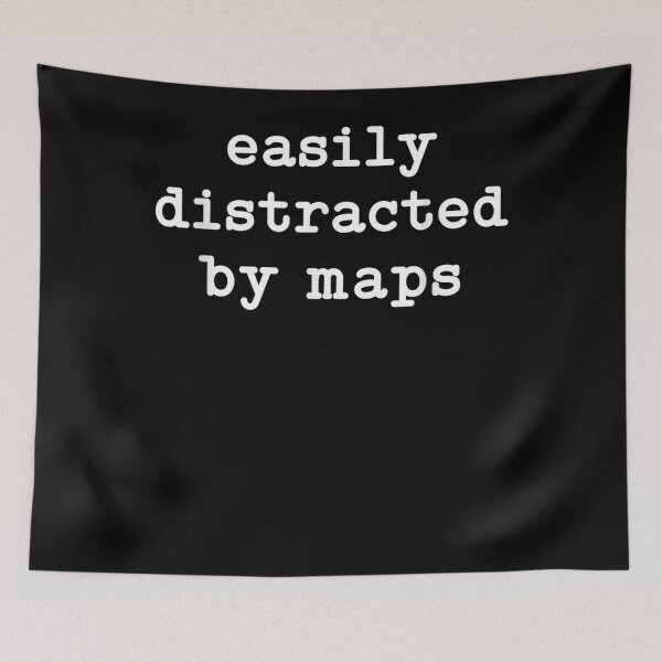 Item preview, Easily Distracted By Maps Men Women Maps Lover  designed and sold by u8ritaae.