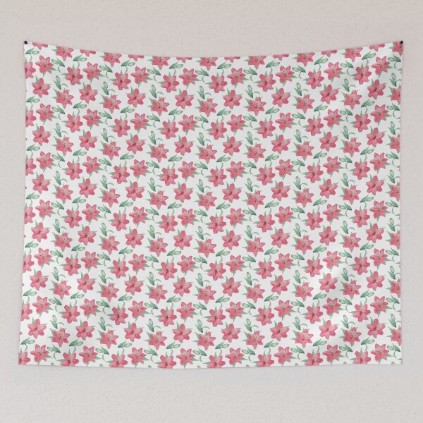 Artikelvorschau, Pink Lily Pattern entworfen und verkauft von Meggie-moos.