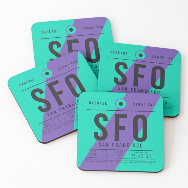 Item preview, Luggage Tag E - SFO San Francisco USA designed and sold by VoodooCircus.