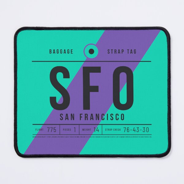Item preview, Luggage Tag E - SFO San Francisco USA designed and sold by VoodooCircus.