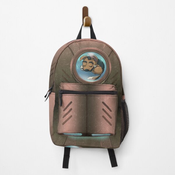 Item preview, German Shepherd Puppy Back Pack | Spaceship | Red Black designed and sold by Jovak.