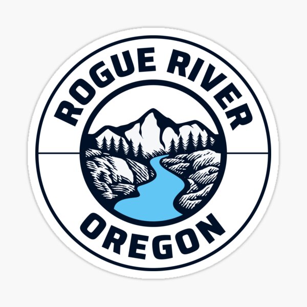 "Rogue River Oregon State Lovers Mountains Nature" Sticker for Sale by TastefulTees Redbubble