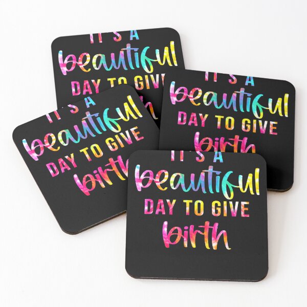 Item preview, Tie Dye A Beautiful Day To Give Birth Funny Birthday Gift  designed and sold by u8ritaae.