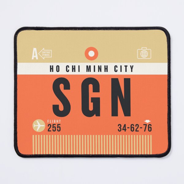 Item preview, Luggage Tag A - SGN Ho Chi Minh City Vietnam designed and sold by VoodooCircus.