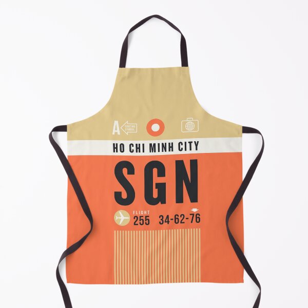 Item preview, Luggage Tag A - SGN Ho Chi Minh City Vietnam designed and sold by VoodooCircus.