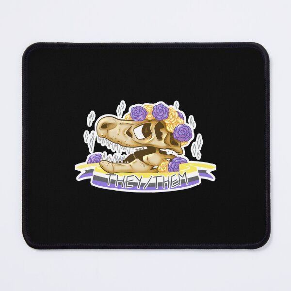 Item preview, Dinosaur Pride - theythem pronouns   designed and sold by TheRacingPit.