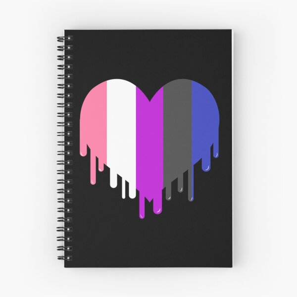 Item preview, Dripping Genderfluid Heart Genderfluid Pride   designed and sold by TheRacingPit.