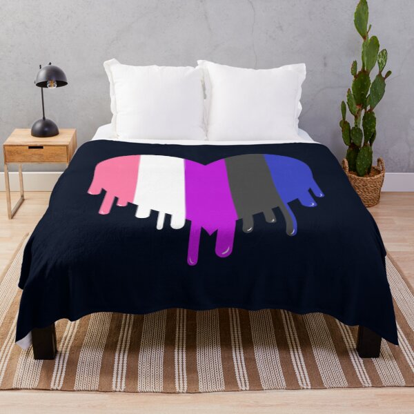 Item preview, Dripping Genderfluid Heart Genderfluid Pride   designed and sold by TheRacingPit.
