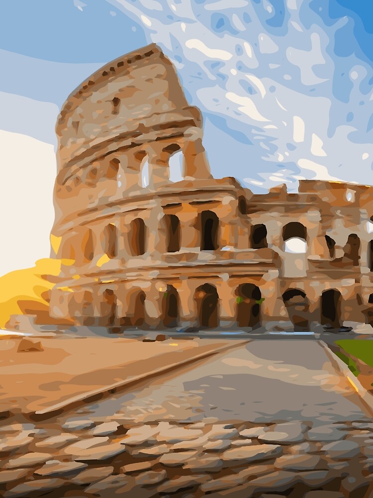 coliseo al atardecer